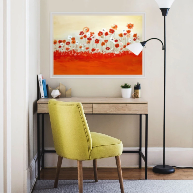 Wallprint Melz - Fröhliche Blumen 