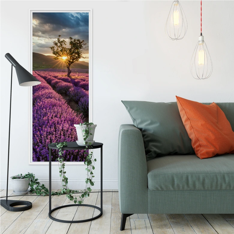 Zelfklevende Poster - Lavendel in de Provence 