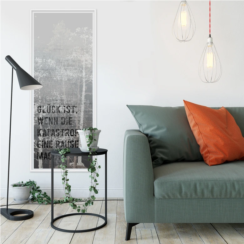 Wallprint W - Glück ist, wenn die Katastrophe eine Pause macht - Panorama 