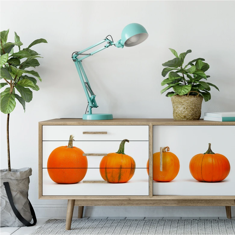 Zelfklevende Poster - Pompoenen 