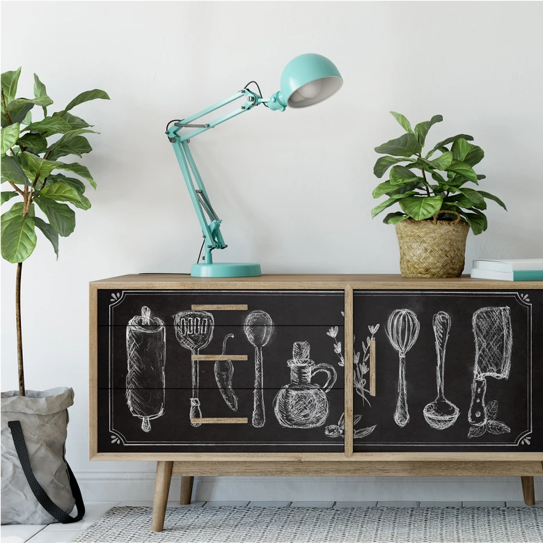 Wallprint Rustic Kitchen - Panorama 