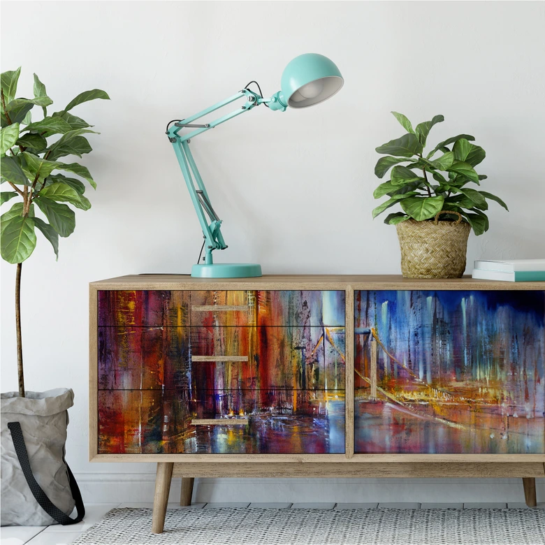 Wallprint Schmucker - Stadtansicht – Panorama 