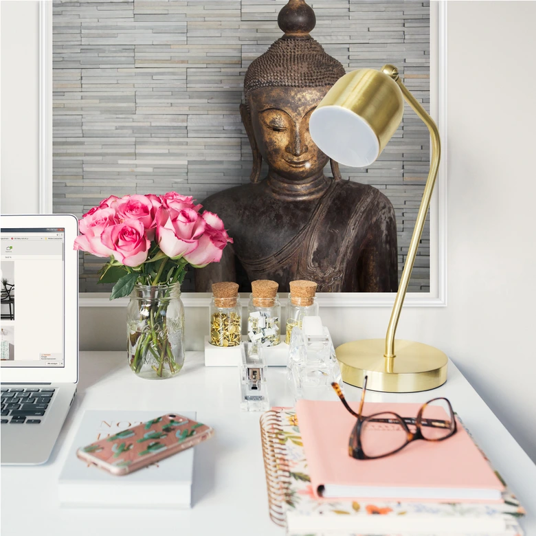 Wallprint - Thailand Buddha - quadratisch 