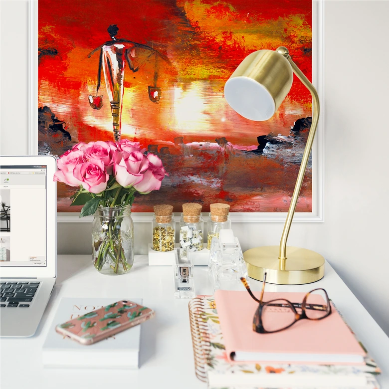 Wallprint - Niksic - Colorful in Africa - quadratisch 