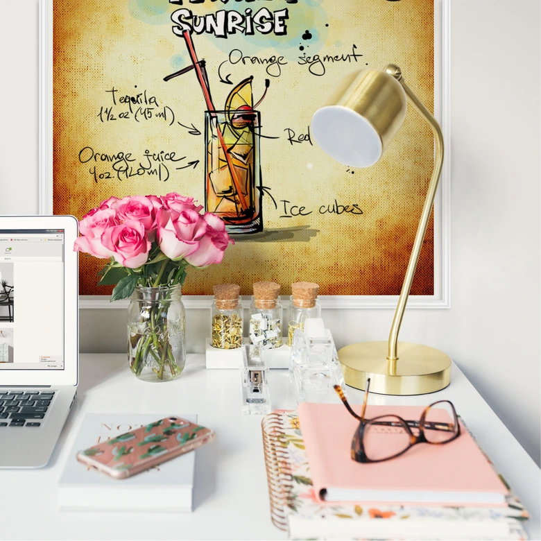 Wallprint Tequila Sunrise - Rezept 