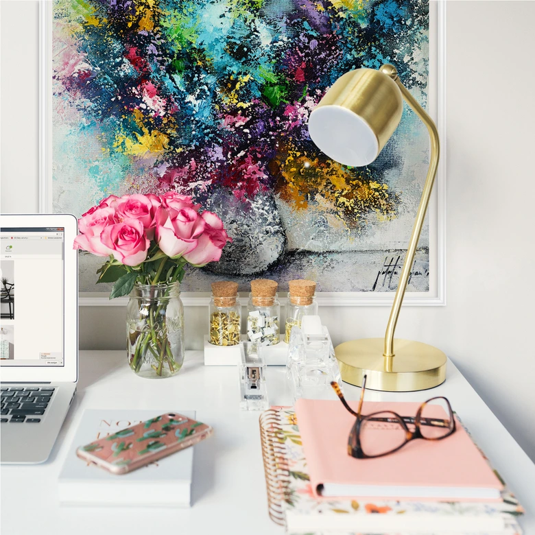 Wallprint Fedrau - Lass Blumen sprechen 01 