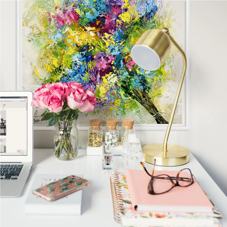 Wallprint Fedrau - Lass Blumen sprechen 02 
