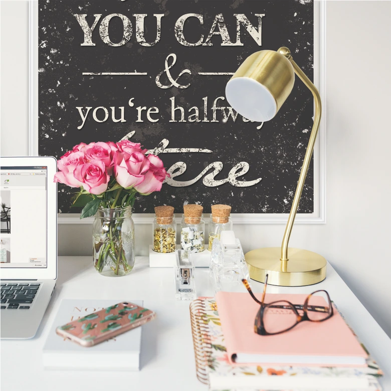 Wallprint Believe you can 