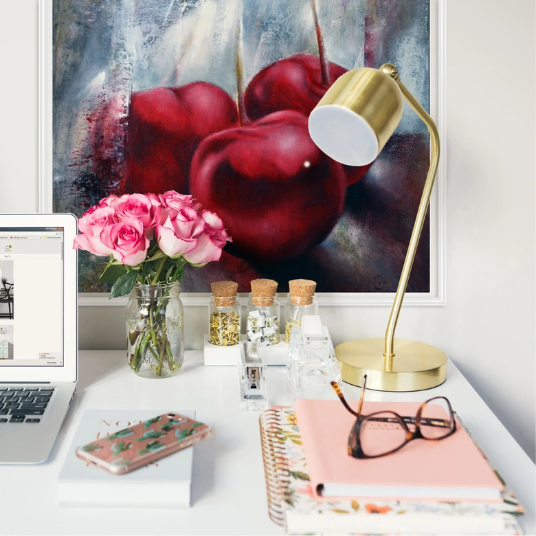 Wallprint Schmucker - Kirschen 