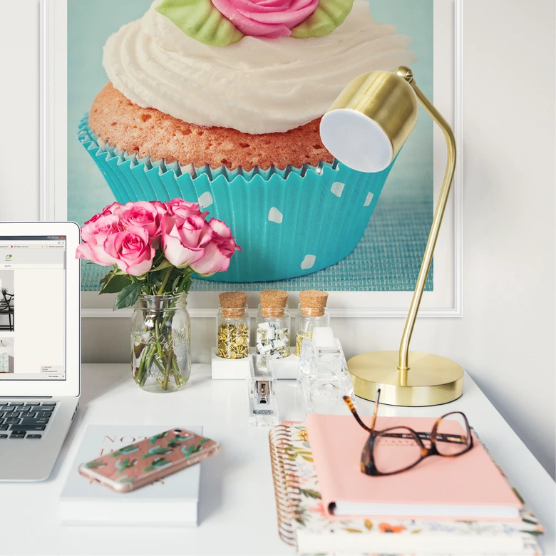 Wallprint - Sweet Cupcake - quadratisch 