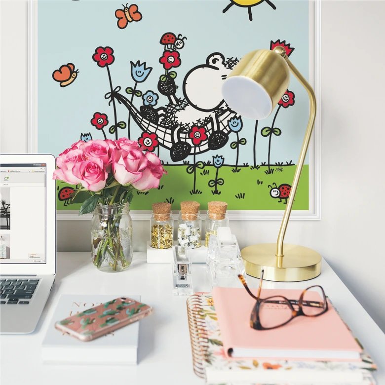 Wallprint - sheepworld Ganz viel nix 