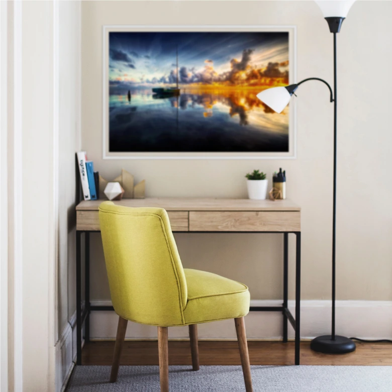 Wallprint Yugawa - Time for reflection 