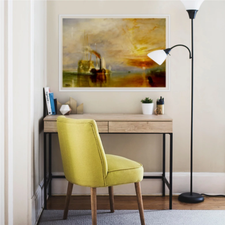 Wallprint - Turner - Die Temeraire an ihrem letzten Ankerplatz 