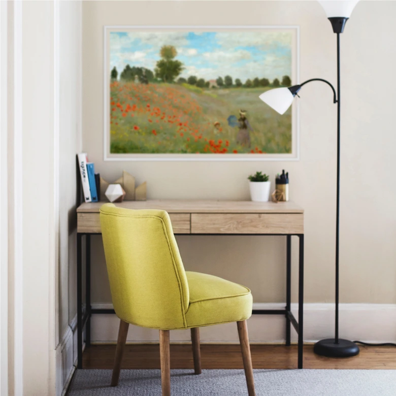 Wallprint - Monet - Mohnfeld bei Argenteuil 