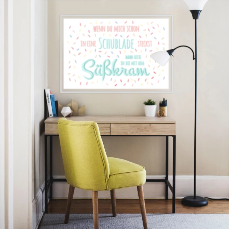 Wallprint W - Schublade mit Süßkram 