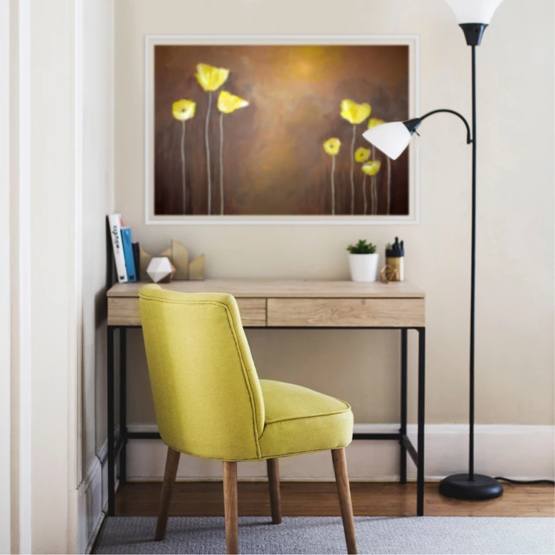 Wallprint W - Melz - Gelber Mohn 