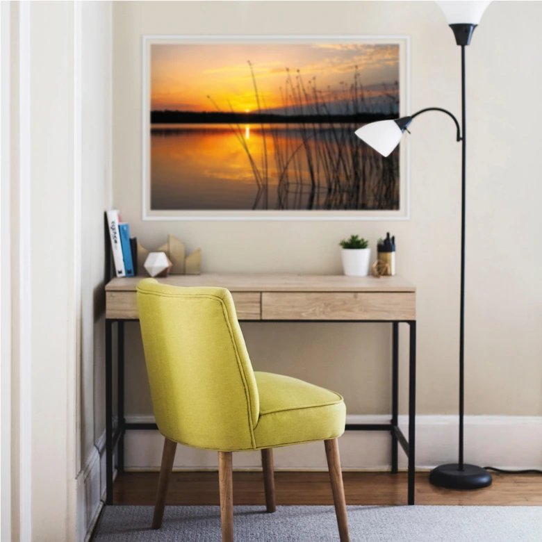 Wallprint - Sonnenuntergang am See 