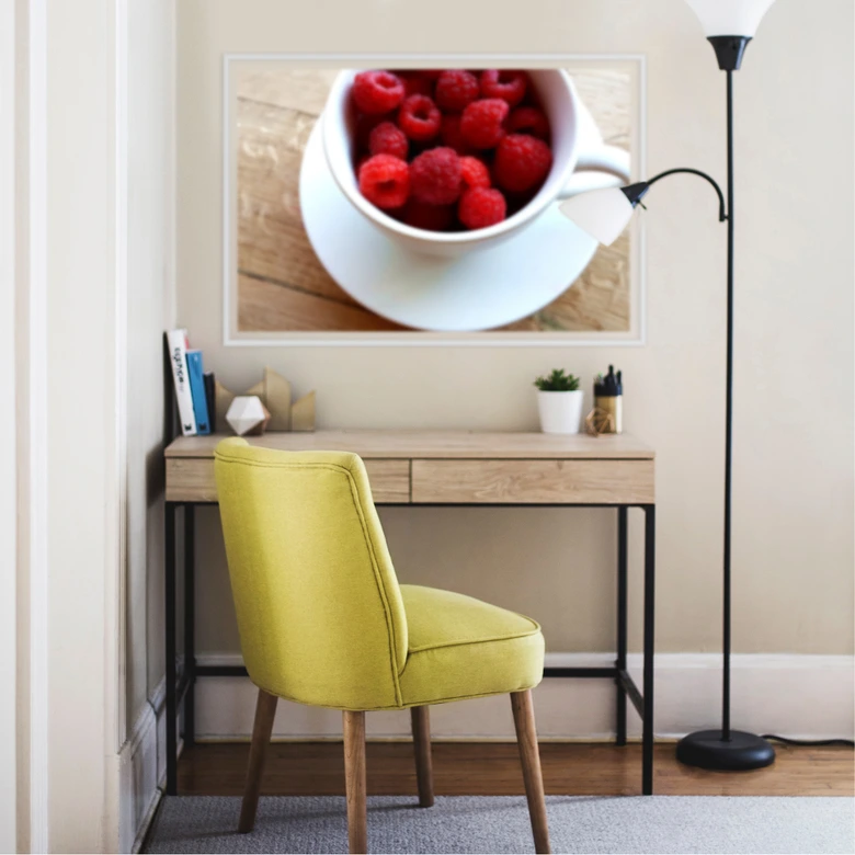 Wallprint - Himbeer-Dessert 
