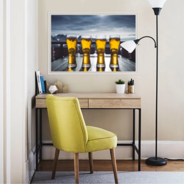 Wallprint Eiskaltes Bier 