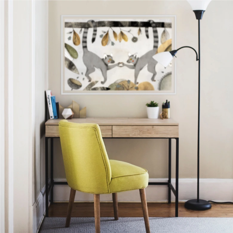 Wallprint Loske - Kattas in Love 