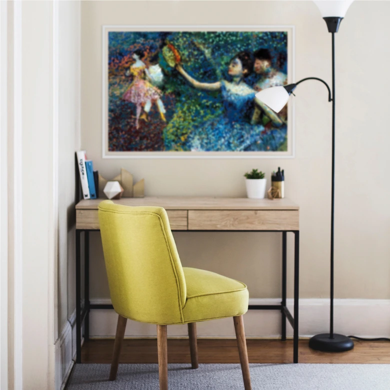 Wallprint Degas - Tänzerin mit Tambourin 