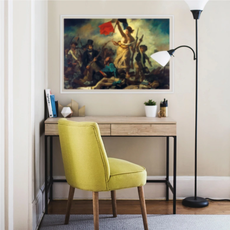 Wallprint Delacroix - Die Freiheit führt das Volk 