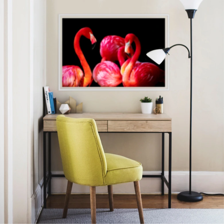 Wallprint Pink Flamingo 