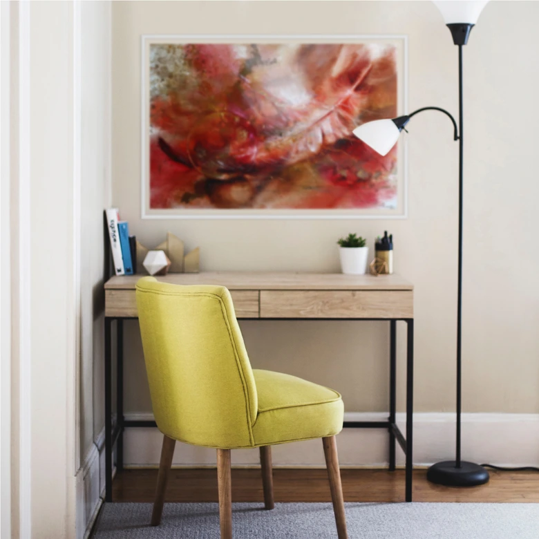 Zelfklevende Poster Schmucker - Feather 