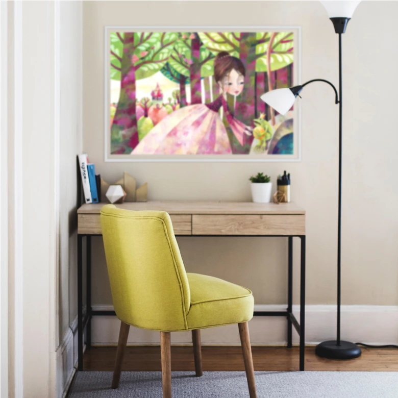 Wallprint Blanz - Der Froschkönig 