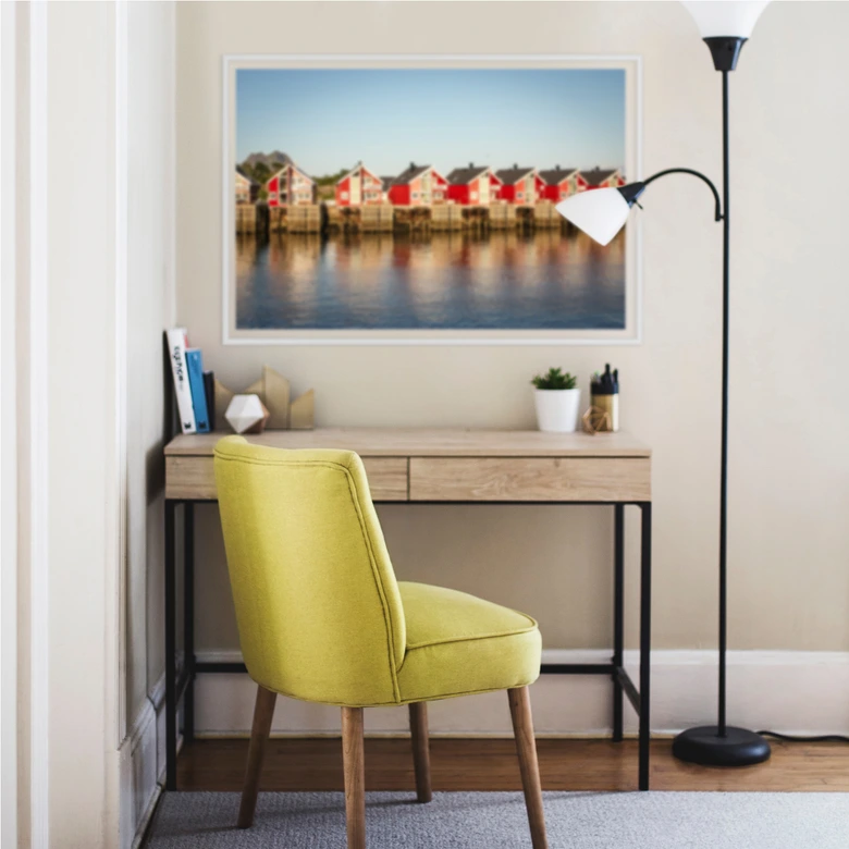 Wallprint - Ferienhäuser am Meer 