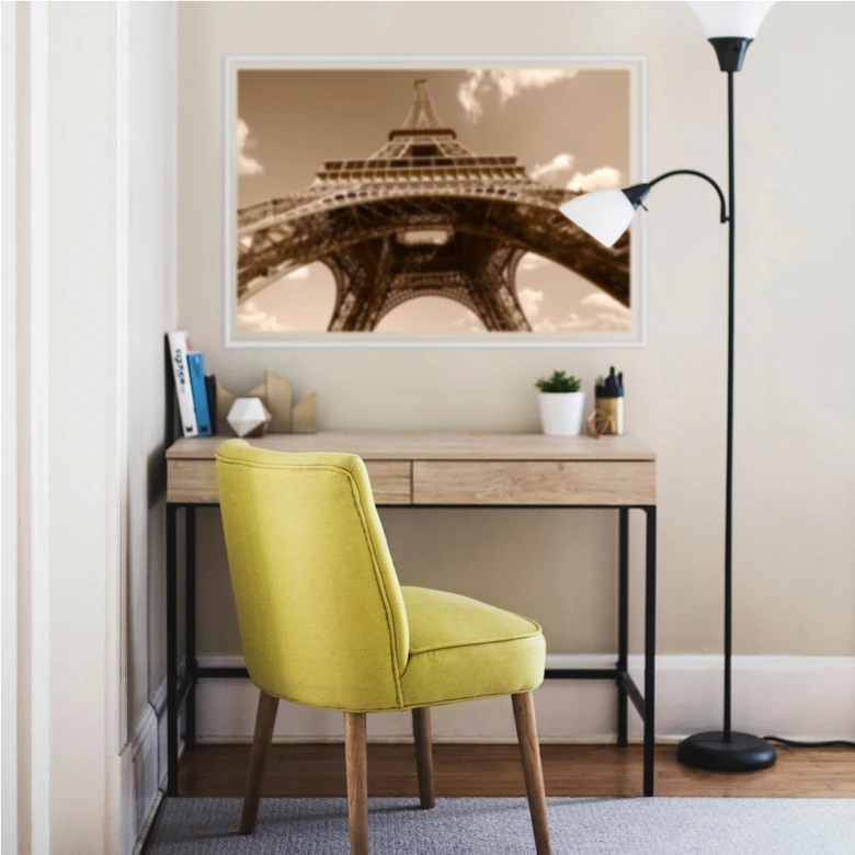 Zelfklevende Poster Eiffeltoren in Perspectief 