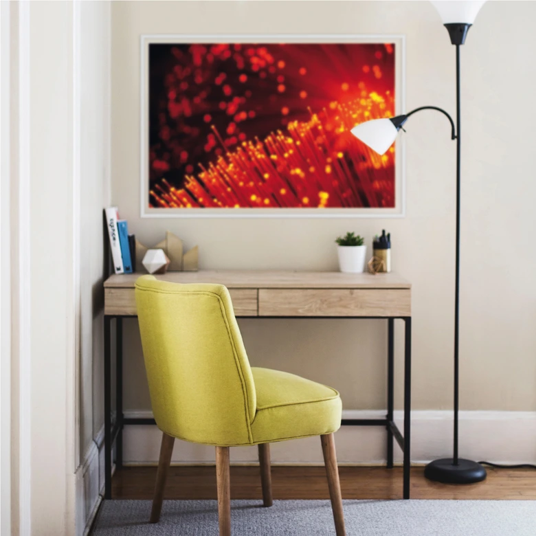 Wallprint - Lichtfasern abstrakt 