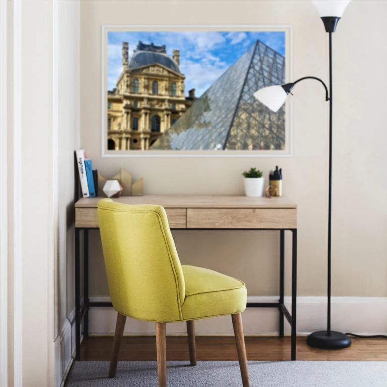 Muurprints Het Louvre 