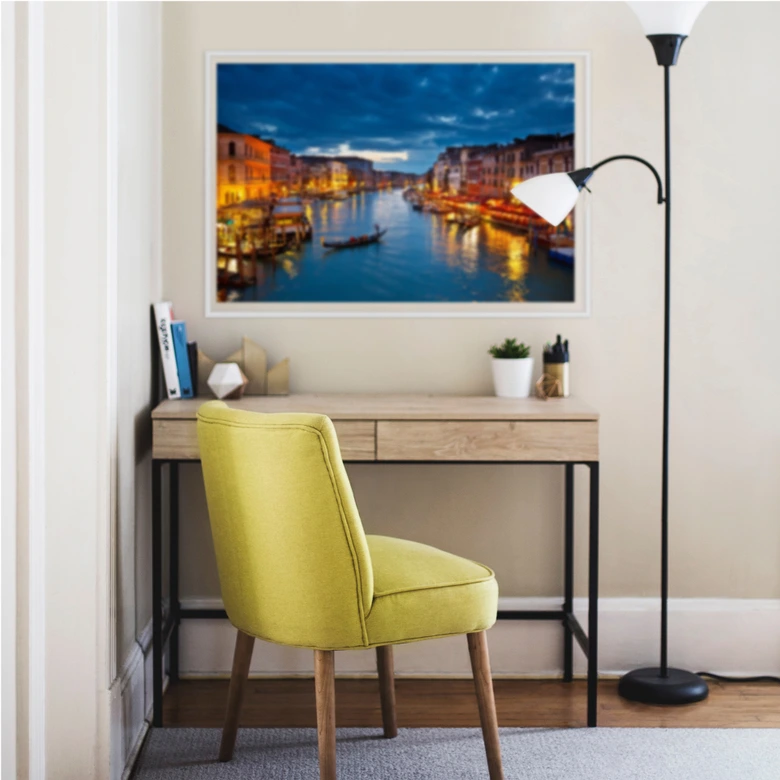 Zelfklevende Poster Canal Grande in Venetie 
