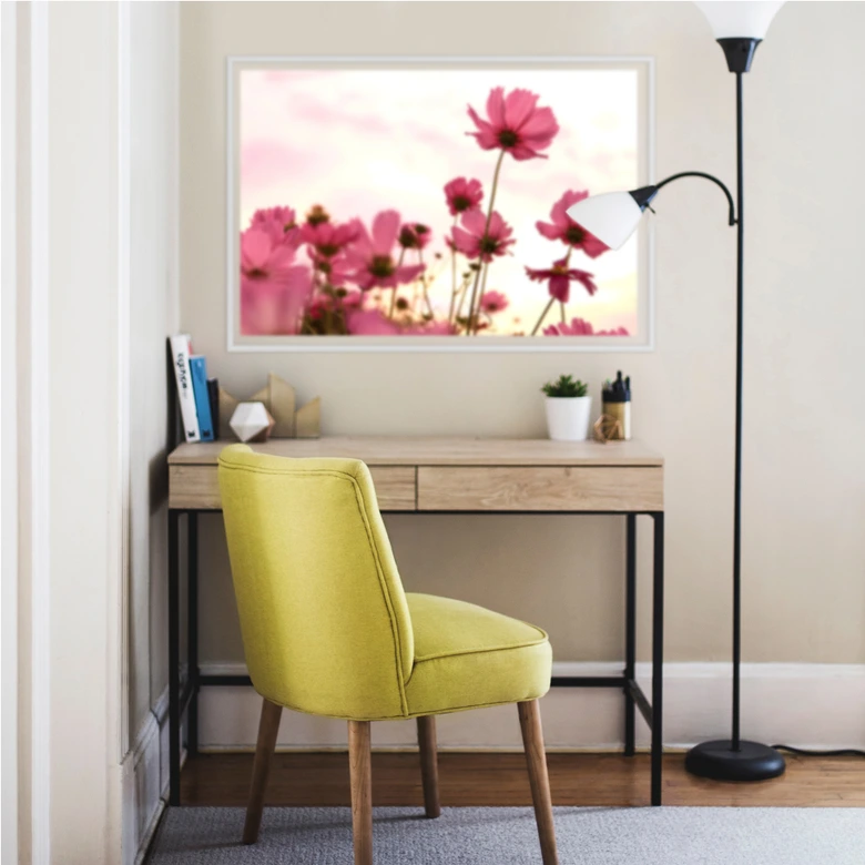 Wallprint - Pinke Kosmeen 