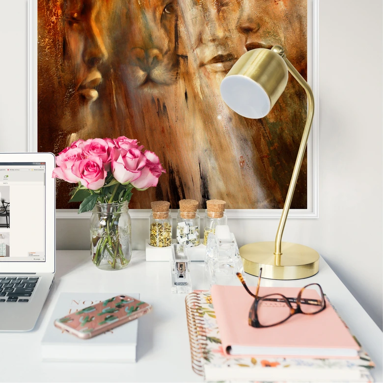 Wallprint - Schmucker - Faces 