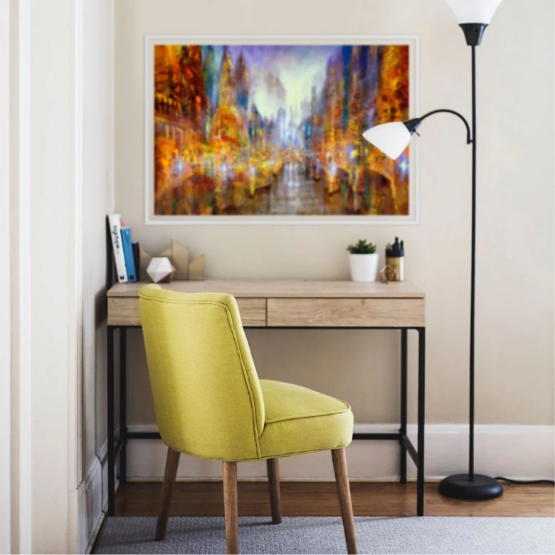 Wallprint Schmucker - Lichterstadt 