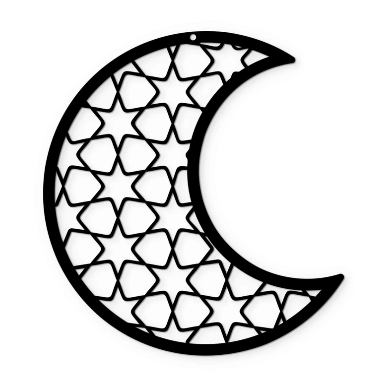 Wanddecoratie Ramadan - Maan 