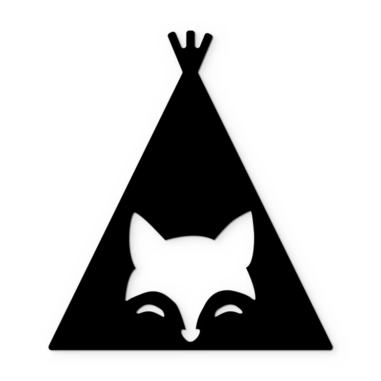 Acryldeko Tipi - Fuchs 