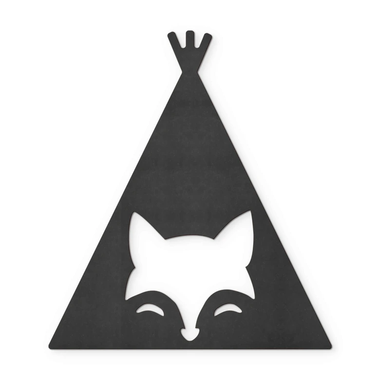 MDF - Holzdeko - Tipi - Fuchs 