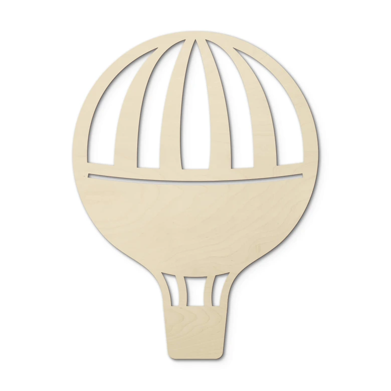 Holzdeko Pappel - Fesselballon 