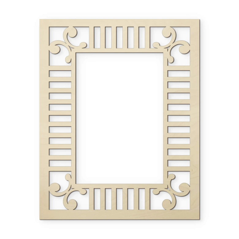 Väggdekorationer i trä av poppel - Ram för foto 