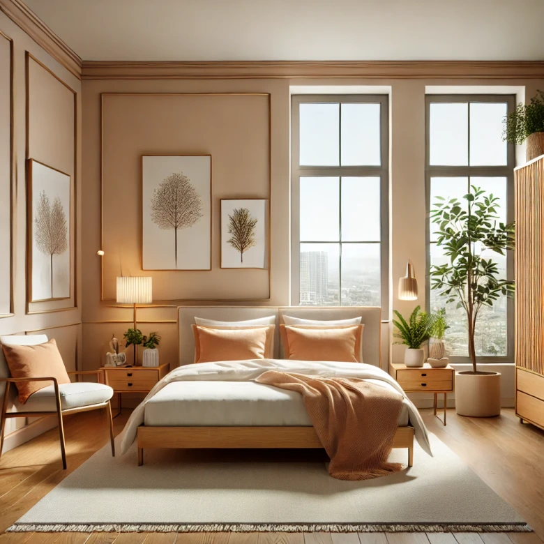 Beige Wandfarbe seidenmatt I Nutty Nutmeg | Raum öffnend und beruhigend | THE COLOR KITCHEN 