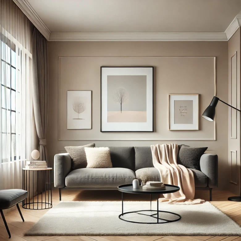 Beige Wandfarbe seidenmatt I Sweet Sesame | Raum öffnend und beruhigend | THE COLOR KITCHEN 