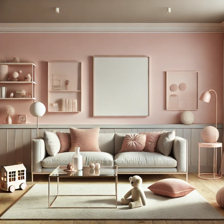 Beige Väggfärg satin matt I Sweet Strawberry | Rumsöppnande och lugnande | THE COLOR KITCHEN 