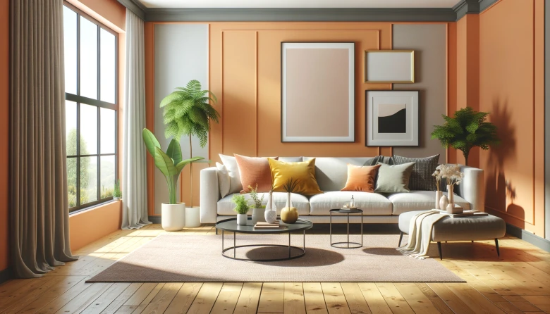 Orange Wandfarbe seidenmatt I Happy Honey | energiegeladen begeisternd | THE COLOR KITCHEN 