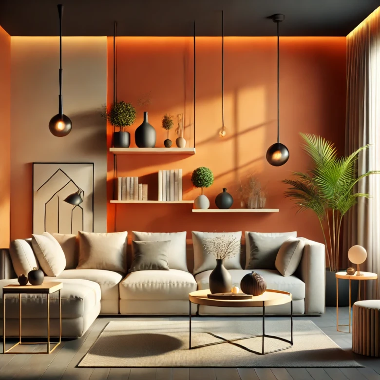 Orange Wandfarbe seidenmatt I Pretty Pumpkin | energiegeladen begeisternd | THE COLOR KITCHEN 