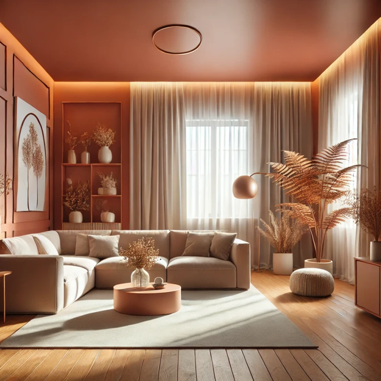 Orange Wandfarbe seidenmatt I Ruddy Rosehip | energiegeladen begeisternd | THE COLOR KITCHEN 