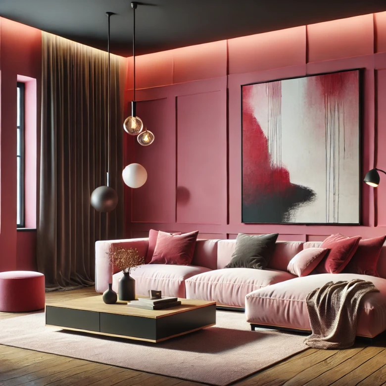 Pink Wandfarbe seidenmatt I Rosy Raspberry | verspielt und fröhlicher Charakter | THE COLOR KITCHEN 