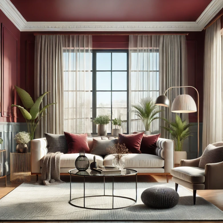 Rot Wandfarbe seidenmatt I Red Wine | leidenschaftlich und voller Energie | THE COLOR KITCHEN 